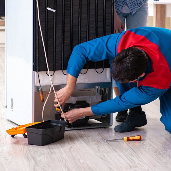 how much do you charge for refrigerator repair services in Maeystown Illinois